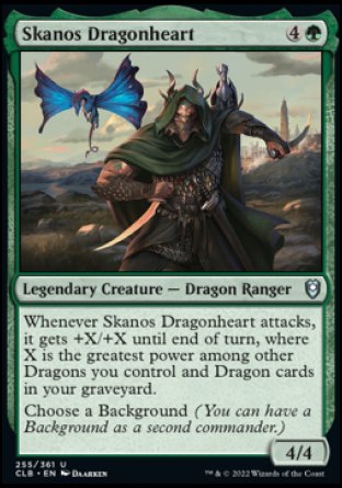 Skanos Dragonheart [Commander Legends: Battle for Baldur's Gate] - The Mythic Store | 24h Order Processing