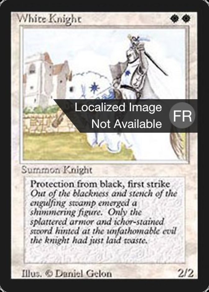 White Knight [Foreign Black Border] - The Mythic Store | 24h Order Processing