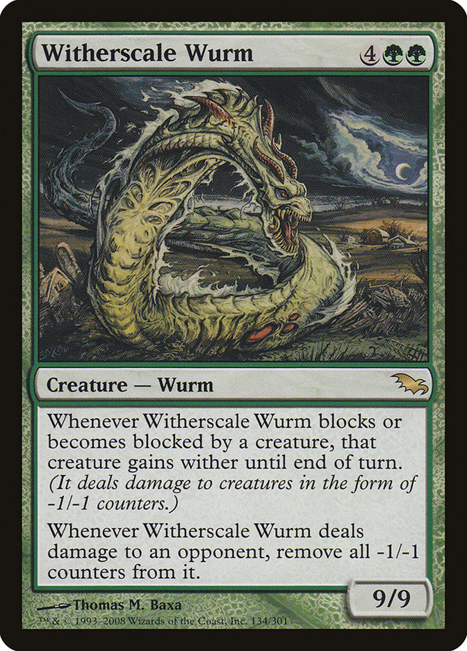 Witherscale Wurm [Shadowmoor] - The Mythic Store | 24h Order Processing