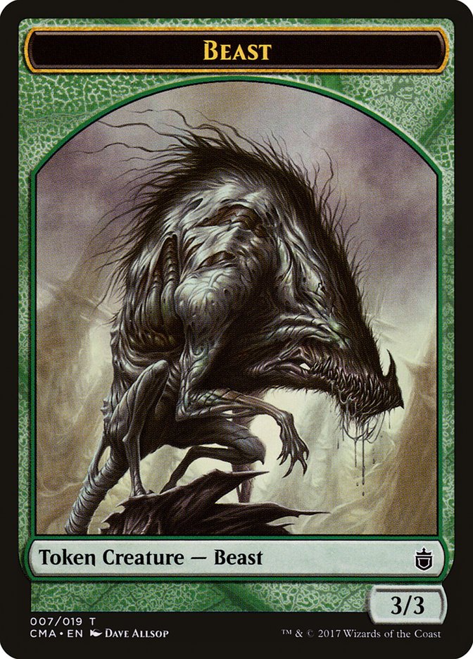Beast Token (007/019) [Commander Anthology Tokens] - The Mythic Store | 24h Order Processing