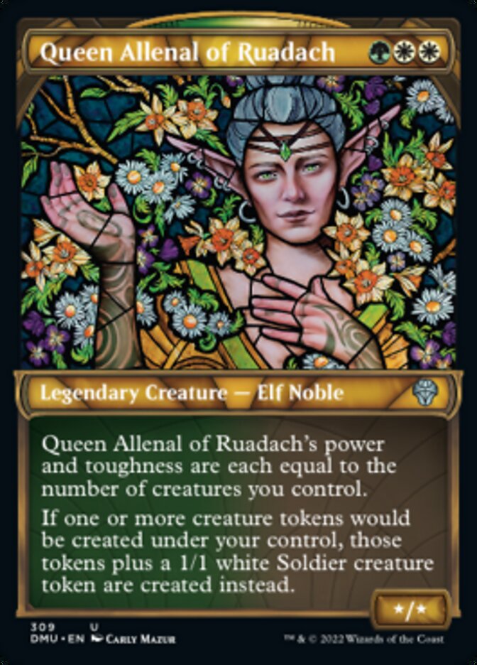 Queen Allenal of Ruadach (Showcase) [Dominaria United] - The Mythic Store | 24h Order Processing