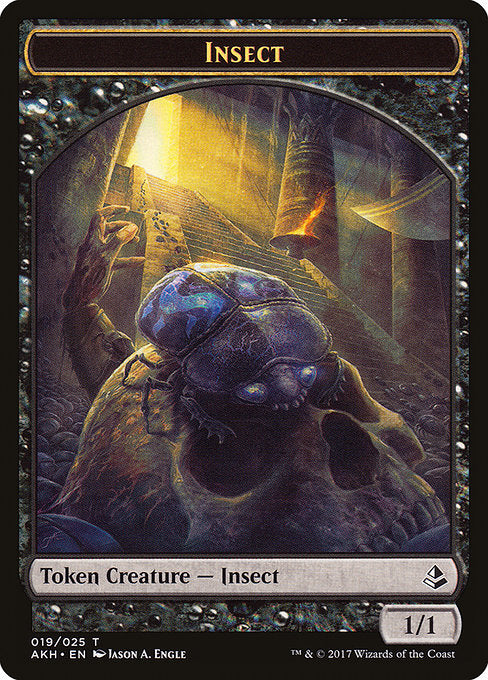 Sacred Cat // Insect Double-Sided Token [Amonkhet Tokens] - The Mythic Store | 24h Order Processing