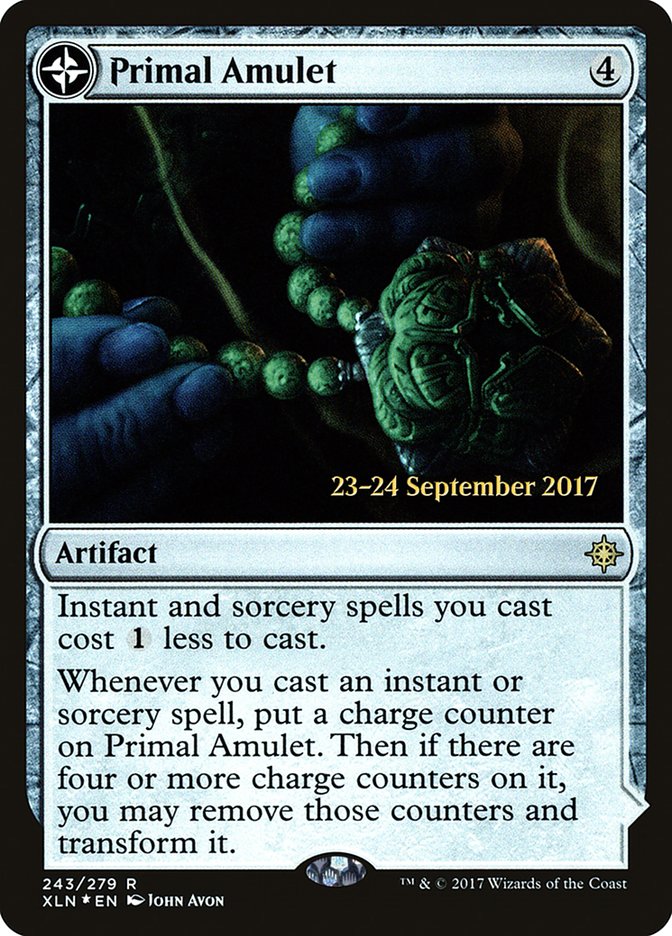 Primal Amulet // Primal Wellspring [Ixalan Prerelease Promos] - The Mythic Store | 24h Order Processing