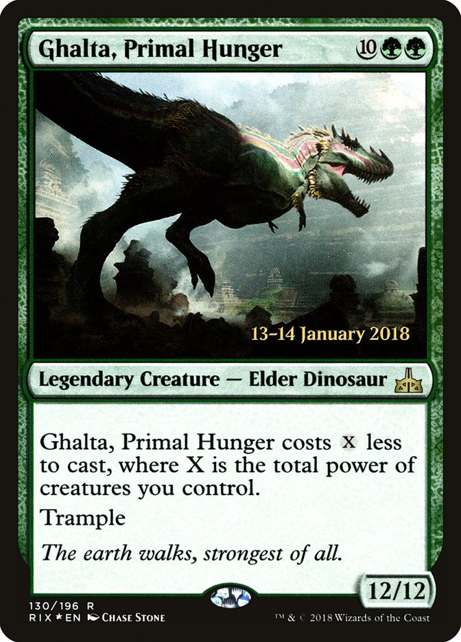 Ghalta, Primal Hunger [Rivals of Ixalan Prerelease Promos] - The Mythic Store | 24h Order Processing