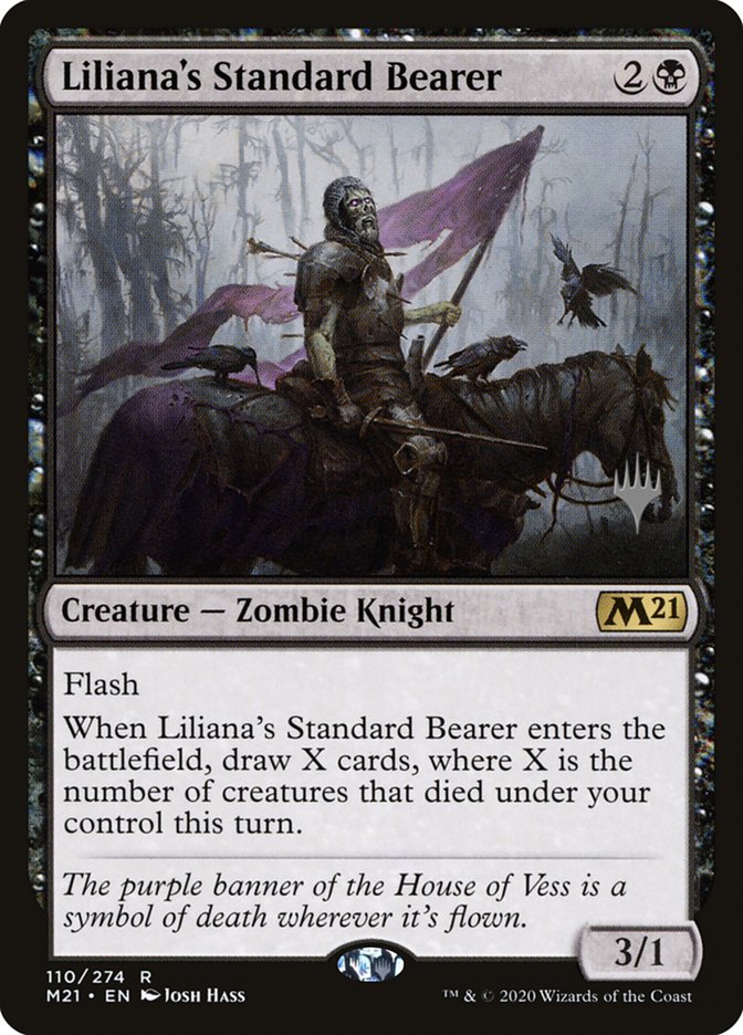 Liliana's Standard Bearer (Promo Pack) [Core Set 2021 Promos] - The Mythic Store | 24h Order Processing