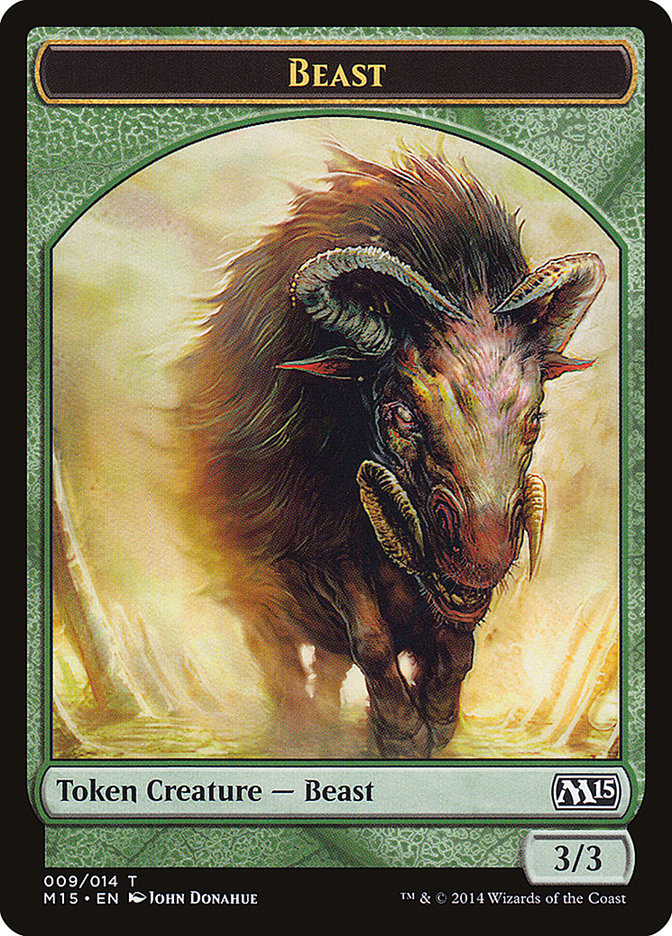 Beast Token (009/014) [Magic 2015 Tokens] - The Mythic Store | 24h Order Processing