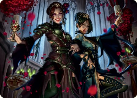 Falkenrath Celebrants 2 Art Card [Innistrad: Crimson Vow Art Series] - The Mythic Store | 24h Order Processing
