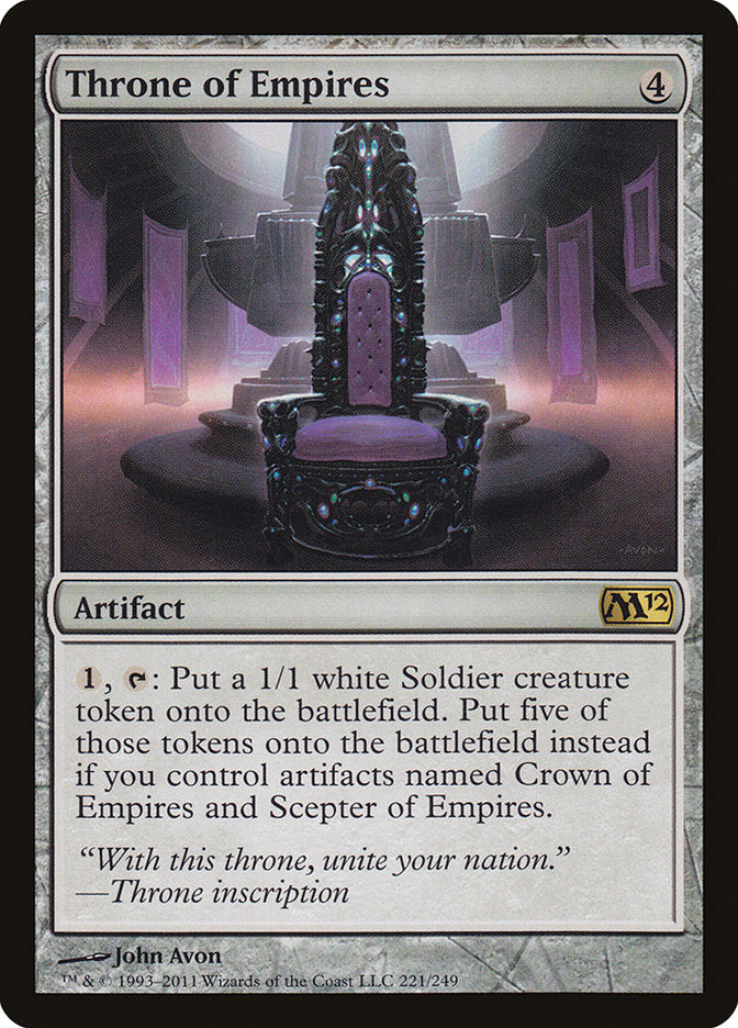 Throne of Empires [Magic 2012] - The Mythic Store | 24h Order Processing