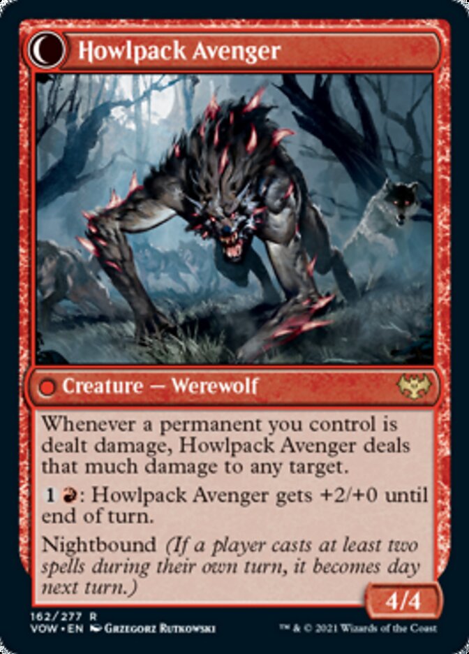 Ill-Tempered Loner // Howlpack Avenger [Innistrad: Crimson Vow] - The Mythic Store | 24h Order Processing