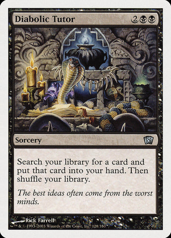 Diabolic Tutor [Eighth Edition] - The Mythic Store | 24h Order Processing