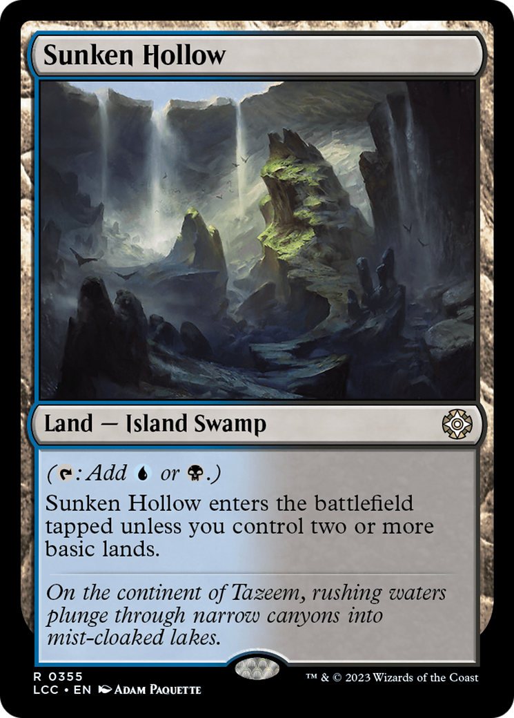 Sunken Hollow [The Lost Caverns of Ixalan Commander] - The Mythic Store | 24h Order Processing