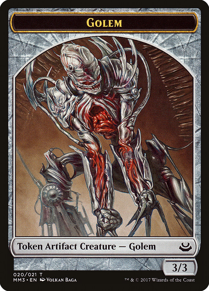 Golem Token [Modern Masters 2017 Tokens] - The Mythic Store | 24h Order Processing