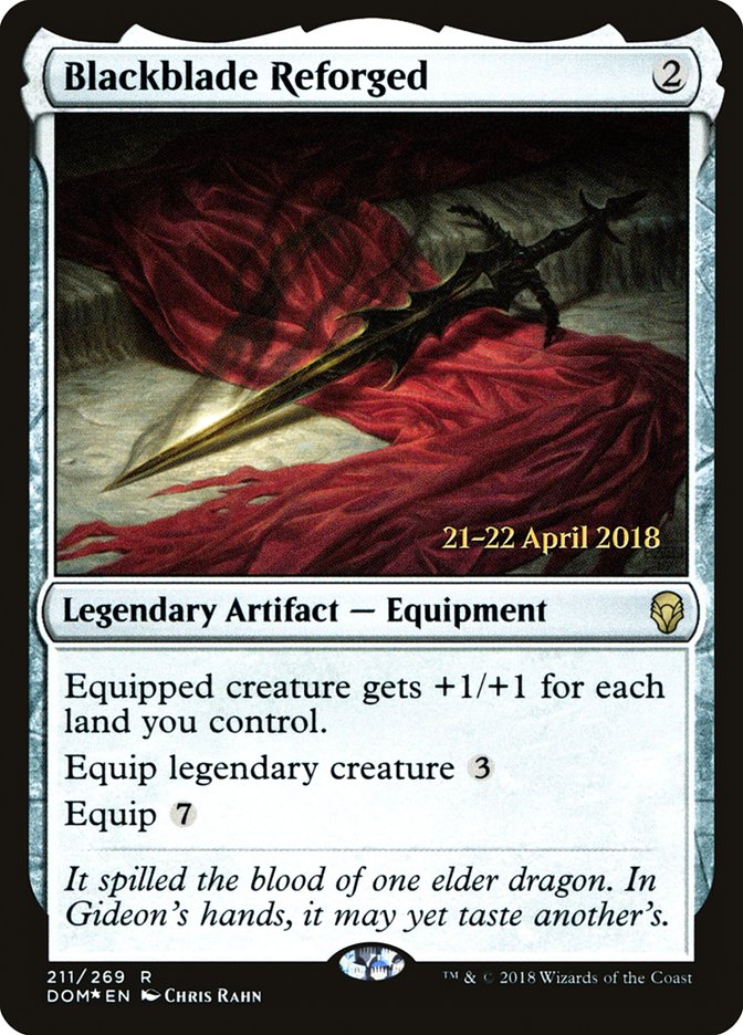 Blackblade Reforged [Dominaria Prerelease Promos] - The Mythic Store | 24h Order Processing