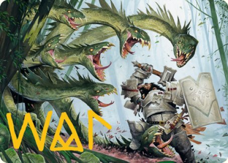 Lair of the Hydra Art Card (Gold-Stamped Signature) [Dungeons & Dragons: Adventures in the Forgotten Realms Art Series] - The Mythic Store | 24h Order Processing