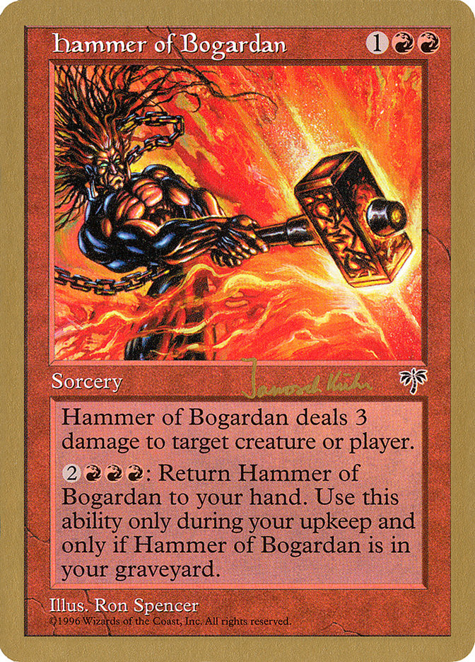 Hammer of Bogardan (Janosch Kuhn) [World Championship Decks 1997] - The Mythic Store | 24h Order Processing