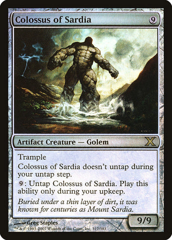 Colossus of Sardia (Premium Foil) [Tenth Edition] - The Mythic Store | 24h Order Processing