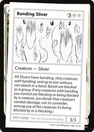 Banding Sliver (2021 Edition) [Mystery Booster Playtest Cards] - The Mythic Store | 24h Order Processing