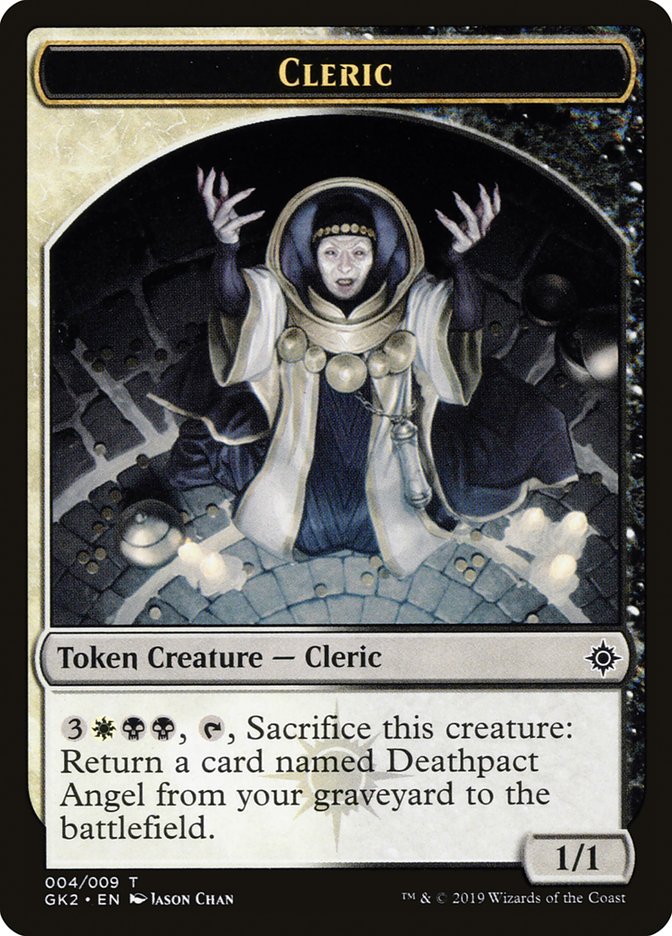 Cleric // Treasure Double-Sided Token [Ravnica Allegiance Guild Kit Tokens] - The Mythic Store | 24h Order Processing