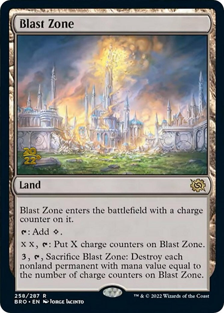 Blast Zone (258) [The Brothers' War Prerelease Promos] - The Mythic Store | 24h Order Processing