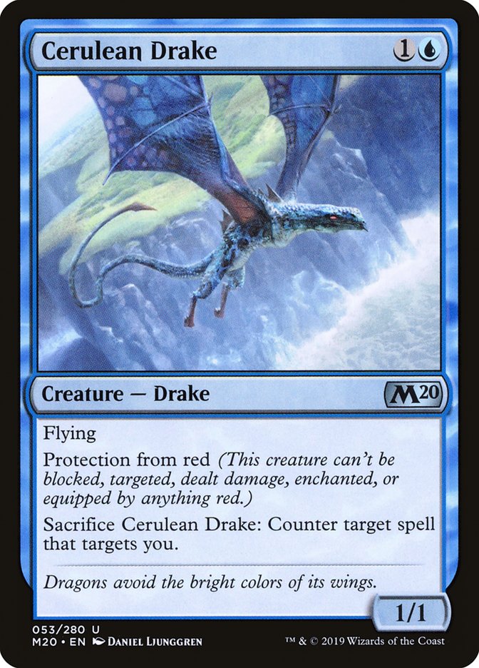 Cerulean Drake [Core Set 2020] - The Mythic Store | 24h Order Processing
