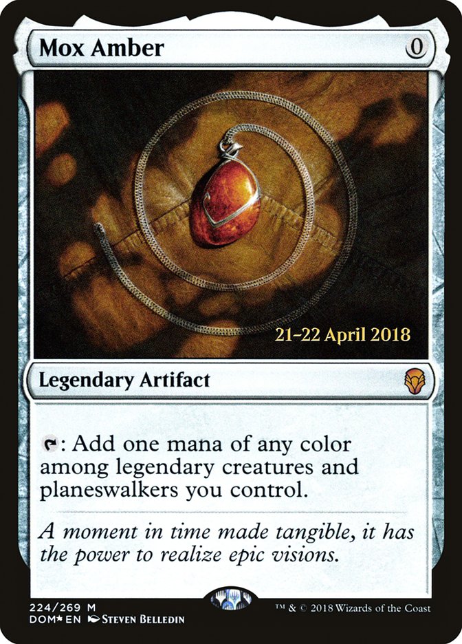 Mox Amber [Dominaria Prerelease Promos] - The Mythic Store | 24h Order Processing