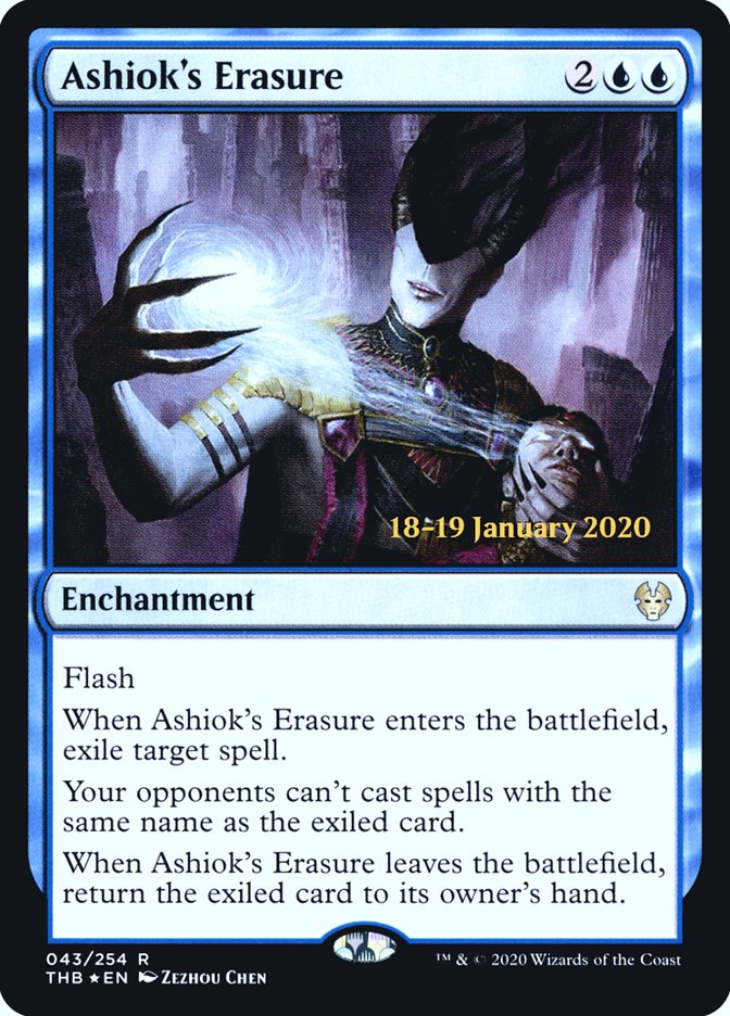 Ashiok's Erasure [Theros Beyond Death Prerelease Promos] - The Mythic Store | 24h Order Processing