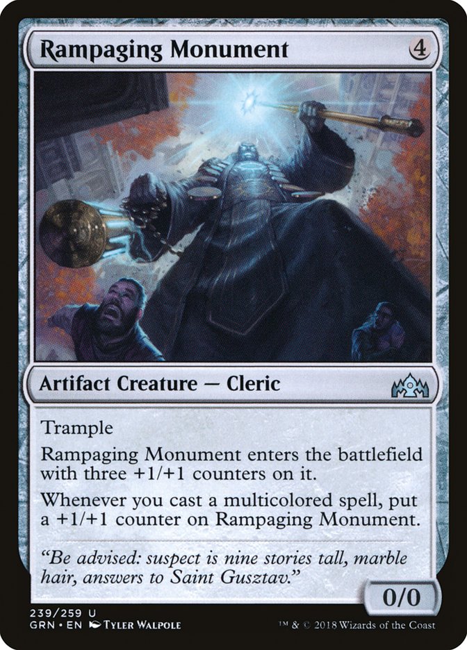 Rampaging Monument [Guilds of Ravnica] - The Mythic Store | 24h Order Processing