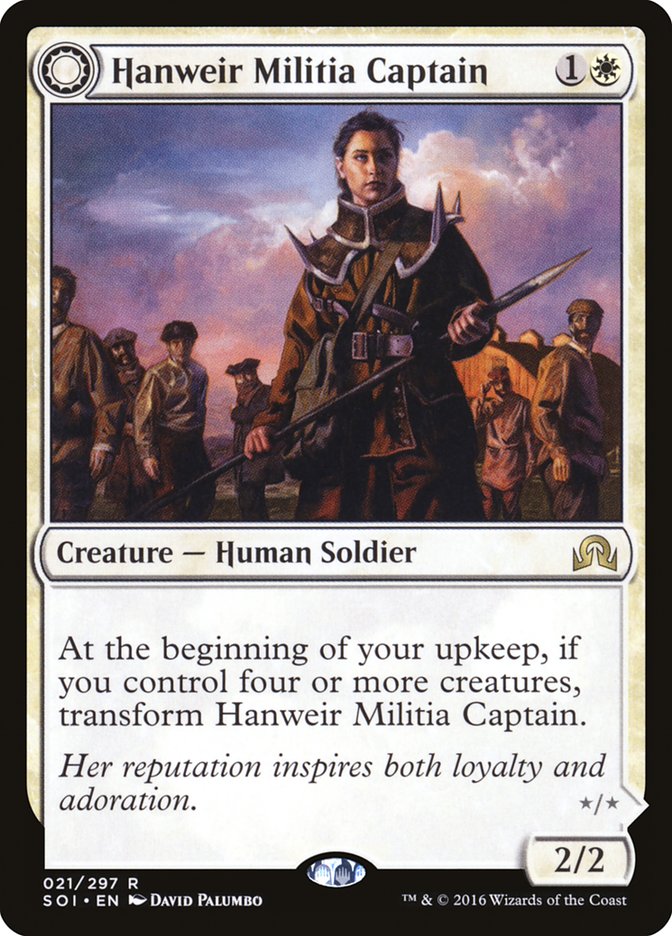 Hanweir Militia Captain // Westvale Cult Leader [Shadows over Innistrad] - The Mythic Store | 24h Order Processing