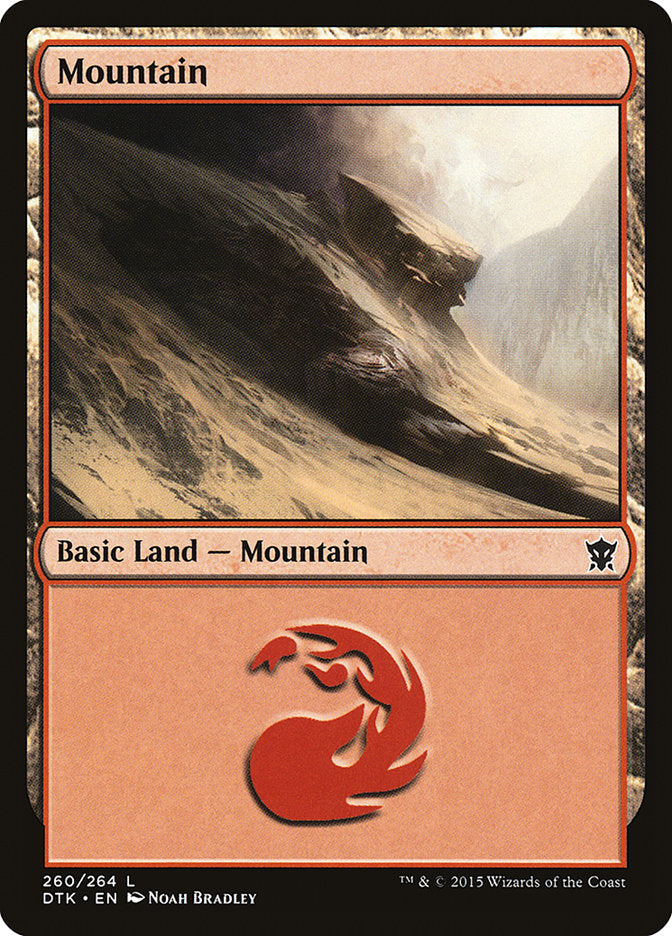 Mountain (260) [Dragons of Tarkir] - The Mythic Store | 24h Order Processing