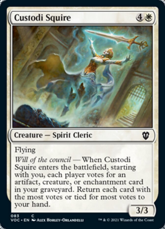 Custodi Squire [Innistrad: Crimson Vow Commander] - The Mythic Store | 24h Order Processing