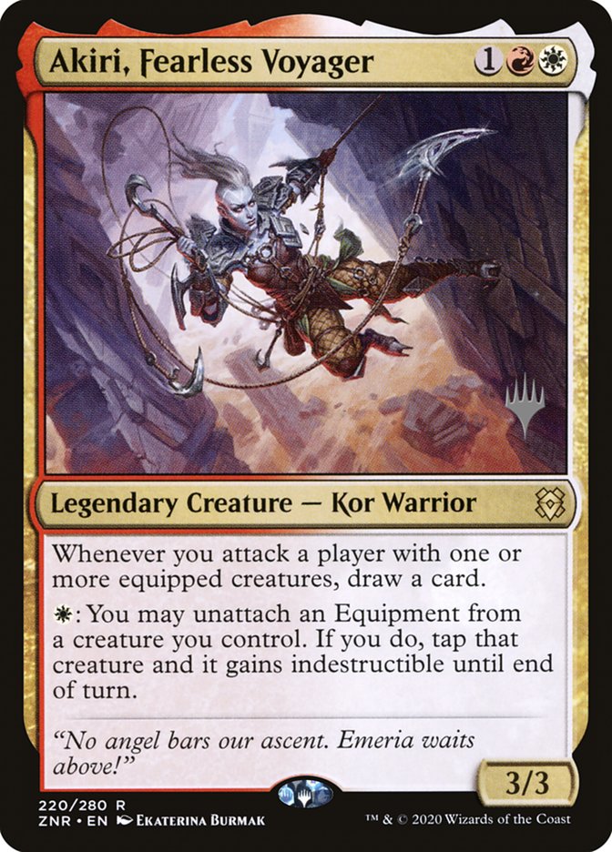 Akiri, Fearless Voyager (Promo Pack) [Zendikar Rising Promos] - The Mythic Store | 24h Order Processing