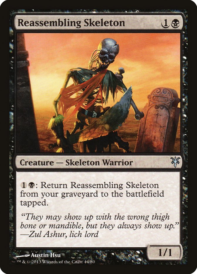 Reassembling Skeleton [Duel Decks: Sorin vs. Tibalt] - The Mythic Store | 24h Order Processing