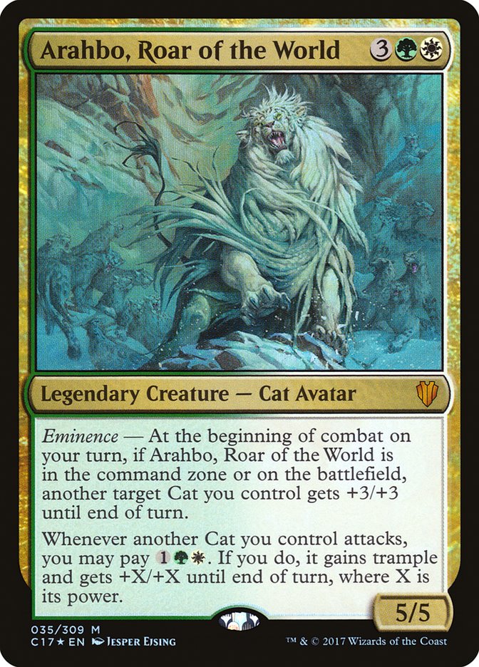 Arahbo, Roar of the World [Commander 2017] - The Mythic Store | 24h Order Processing