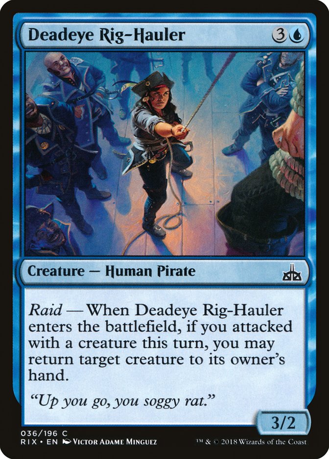 Deadeye Rig-Hauler [Rivals of Ixalan] - The Mythic Store | 24h Order Processing