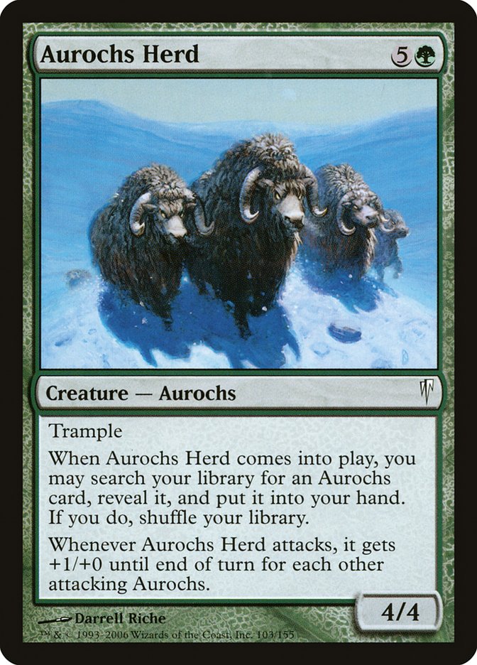 Aurochs Herd [Coldsnap] - The Mythic Store | 24h Order Processing