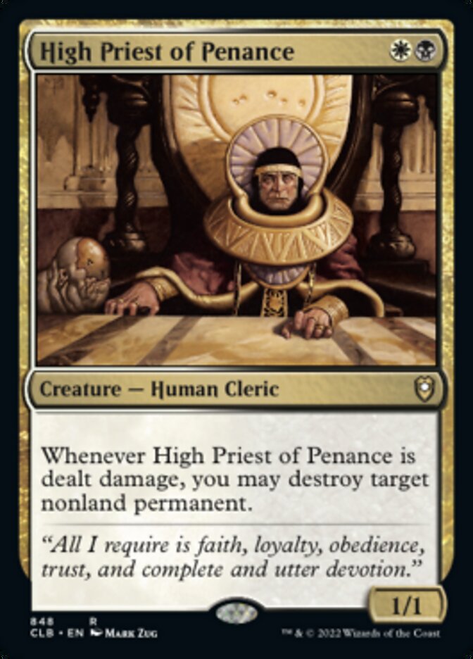 High Priest of Penance [Commander Legends: Battle for Baldur's Gate] - The Mythic Store | 24h Order Processing