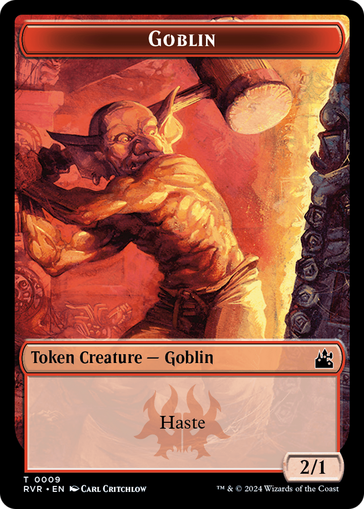 Saproling // Goblin (0009) Double-Sided Token [Ravnica Remastered Tokens] - The Mythic Store | 24h Order Processing