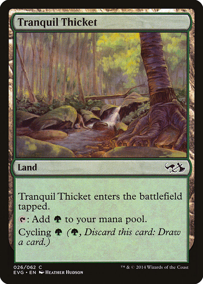 Tranquil Thicket (Elves vs. Goblins) [Duel Decks Anthology] - The Mythic Store | 24h Order Processing