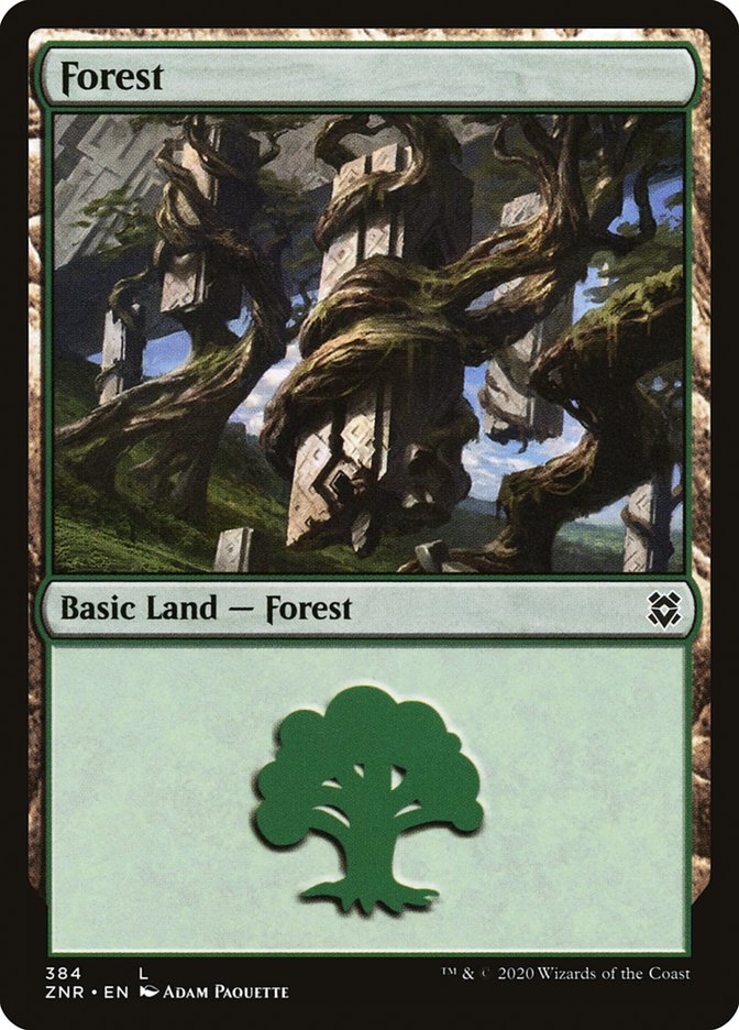 Forest (384) [Zendikar Rising] - The Mythic Store | 24h Order Processing