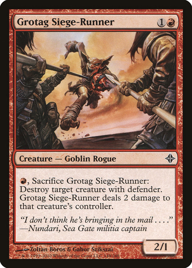 Grotag Siege-Runner [Rise of the Eldrazi] - The Mythic Store | 24h Order Processing