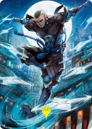 Kaito Shizuki 1 Art Card (Gold-Stamped Signature) [Kamigawa: Neon Dynasty Art Series] - The Mythic Store | 24h Order Processing