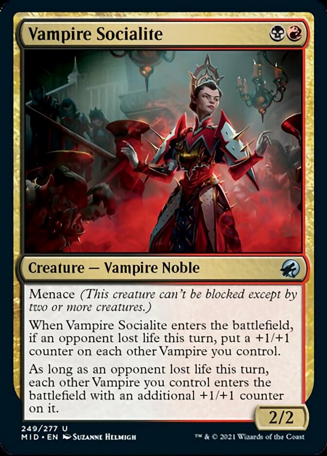 Vampire Socialite [Innistrad: Midnight Hunt] - The Mythic Store | 24h Order Processing