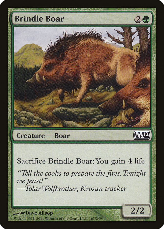 Brindle Boar [Magic 2012] - The Mythic Store | 24h Order Processing