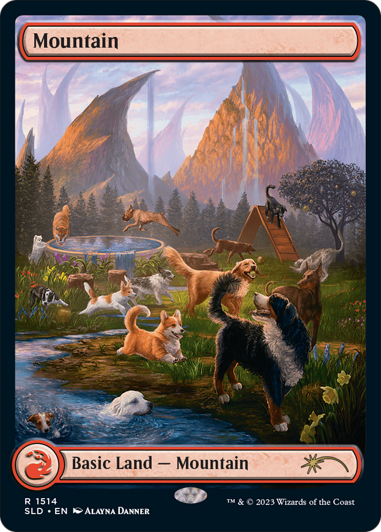 Mountain (1514) [Secret Lair Commander Deck: Raining Cats and Dogs] - The Mythic Store | 24h Order Processing