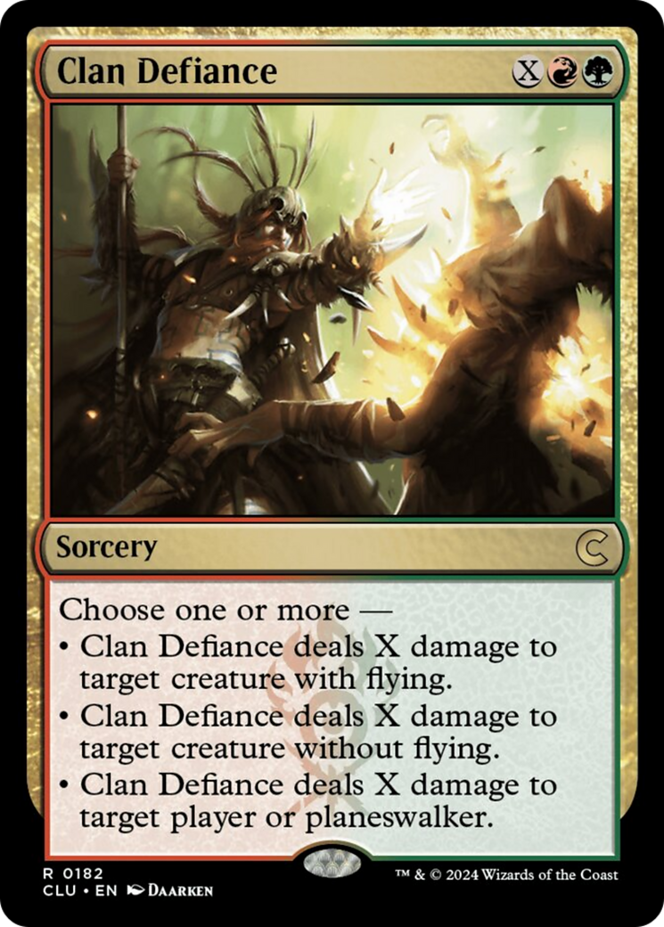 Clan Defiance [Ravnica: Clue Edition] - The Mythic Store | 24h Order Processing