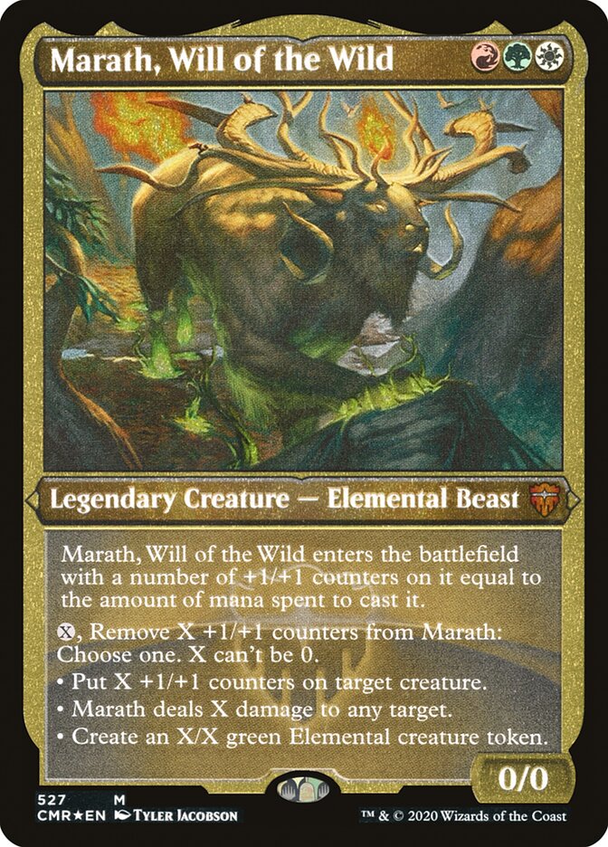 Marath, Will of the Wild (Etched) [Commander Legends] - The Mythic Store | 24h Order Processing