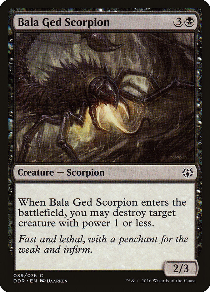 Bala Ged Scorpion [Duel Decks: Nissa vs. Ob Nixilis] - The Mythic Store | 24h Order Processing