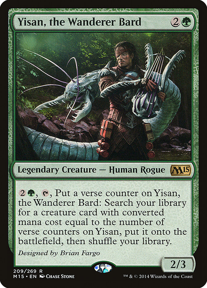 Yisan, the Wanderer Bard [Magic 2015] - The Mythic Store | 24h Order Processing