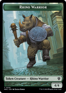 Thopter // Rhino Warrior Double-Sided Token [Murders at Karlov Manor Commander Tokens] - The Mythic Store | 24h Order Processing