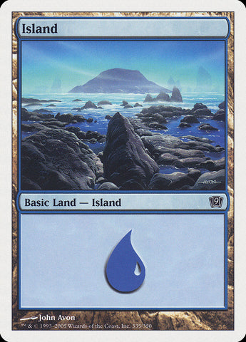 Island (335) [Ninth Edition] - The Mythic Store | 24h Order Processing